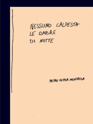 cover image of Nessuno calpesta le ombre di notte